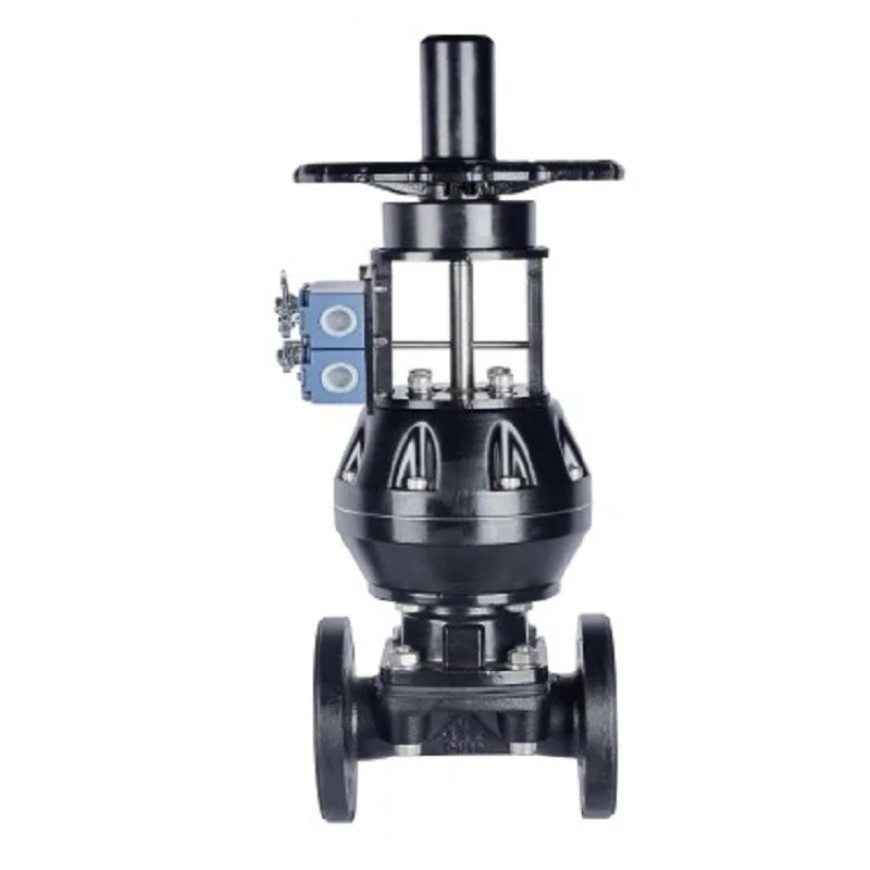 Pneumatic Diaphragm Valve With Handwheel Pneumatic Diaphragm Valve With Handwheel